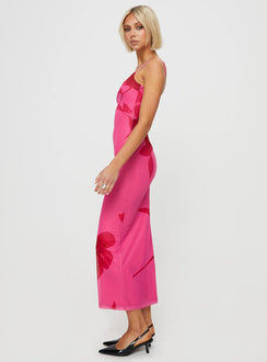 Knox Maxi Dress Hot Pink Floral | Princess Polly Knox Maxi Dress Hot Pink Floral | Princess Polly