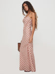 Rianne Maxi Dress Pink Stripe