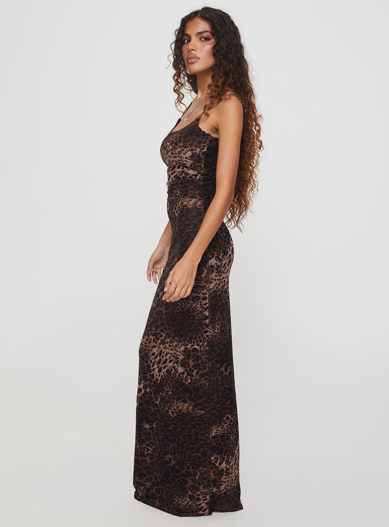 Knox Maxi Dress | Leopard | Womens | Princess Polly Lower Impact Knox Maxi Dress | Leopard | Womens | Princess Polly Lower Impact