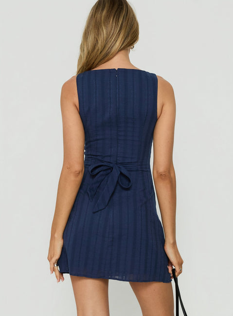 Sweet Somethings Mini Dress Navy