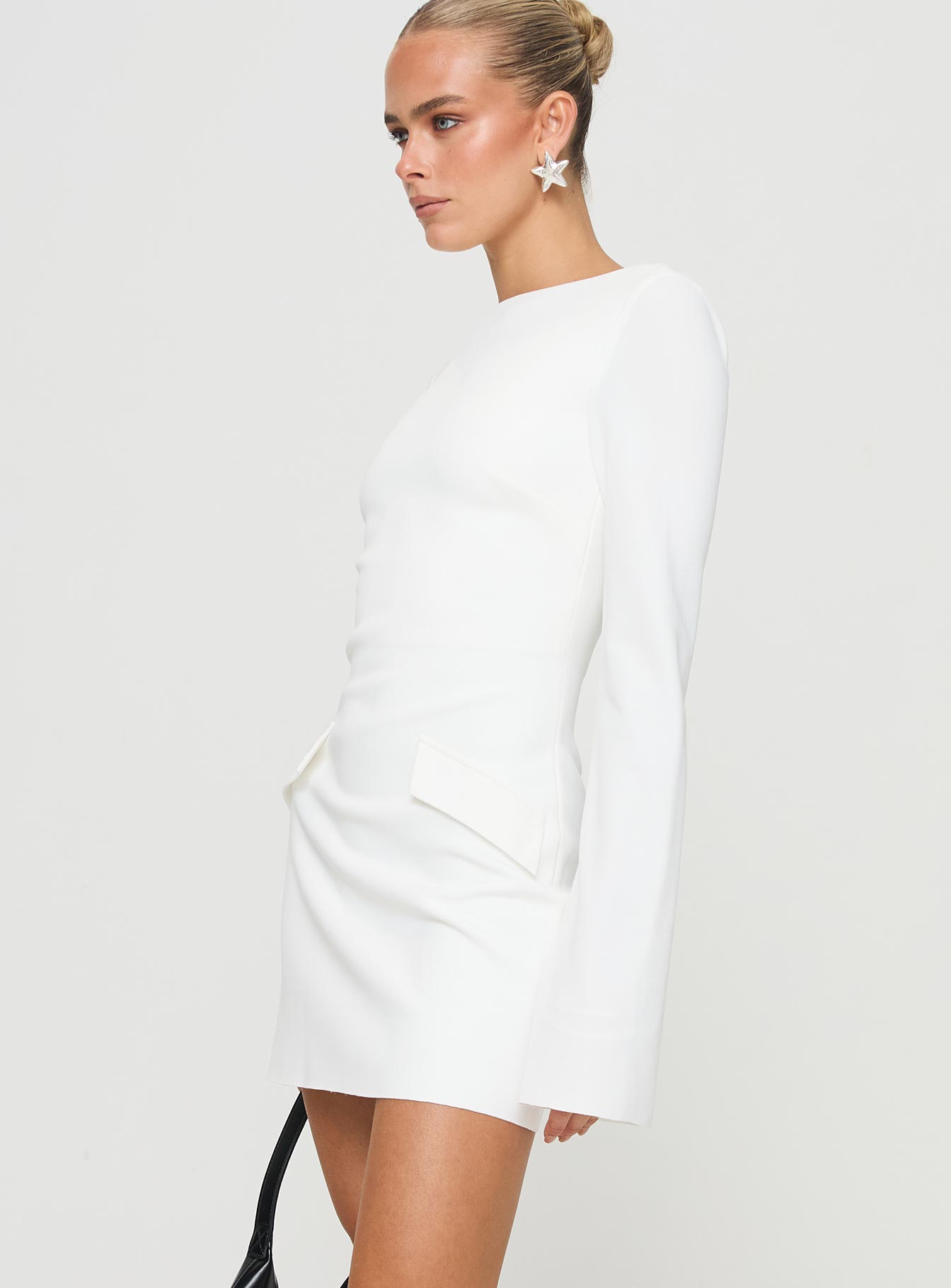 carters party dress Carters Long Sleeve Mini Dress | White | Womens