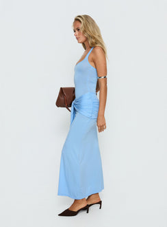 Madisa Racerback Maxi Dress Blue