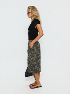 Hudsen Longline Cargo Shorts Camo