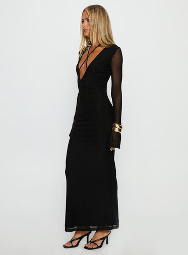 Black Long Sleeve Maxi Dresses | Princess Polly Black Long Sleeve Maxi Dresses | Princess Polly