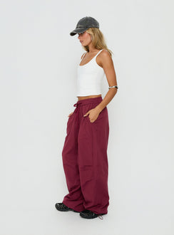 Mankind Baggy Cargo Pants Red