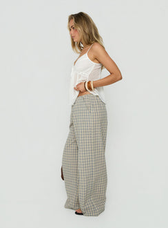 Lunea Concealed Waistband Pants Multi Check