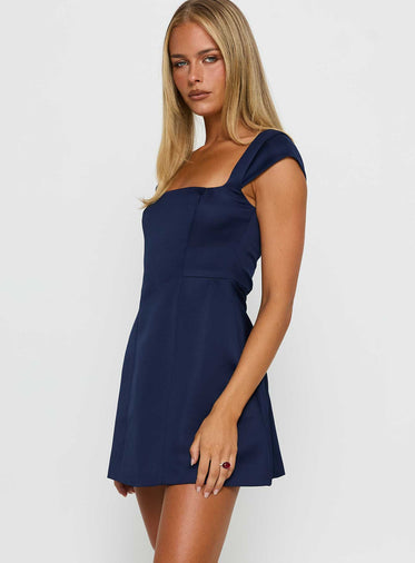 Mariza Mini Dress Navy