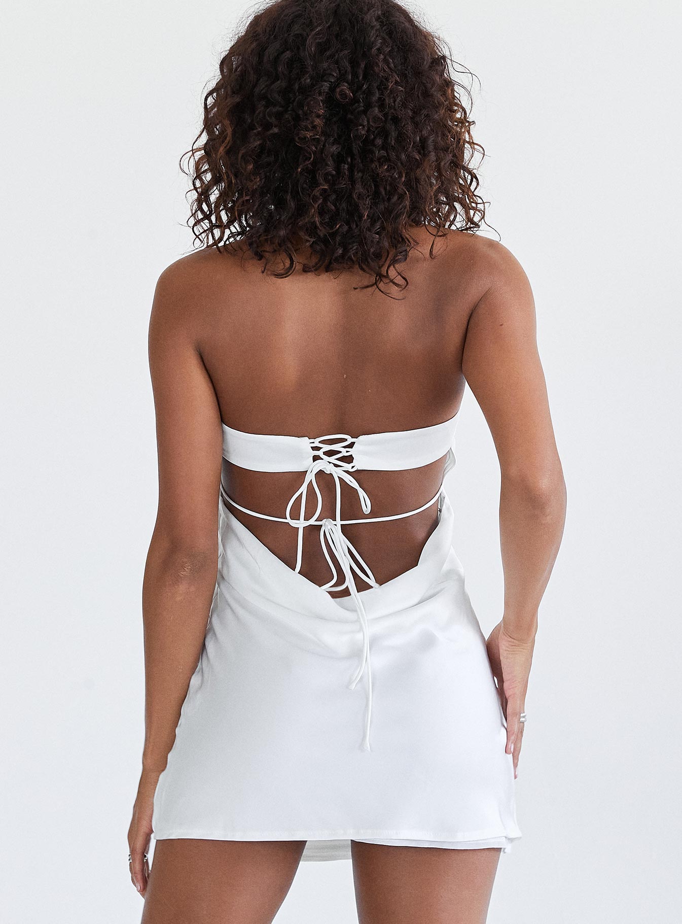 Take Me Back Mini Dress White | Princess Polly Take Me Back Mini Dress White | Princess Polly