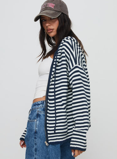 Brienna Zip Jacket Navy