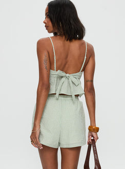 Lille Set Green Gingham