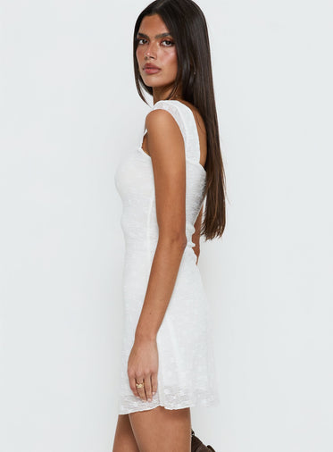 chinese dress ladies White Lace High Low Sweetheart Short Homecoming Dress PH400 main image 1
