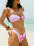 Ocean Air Bikini Top Pink Orchid