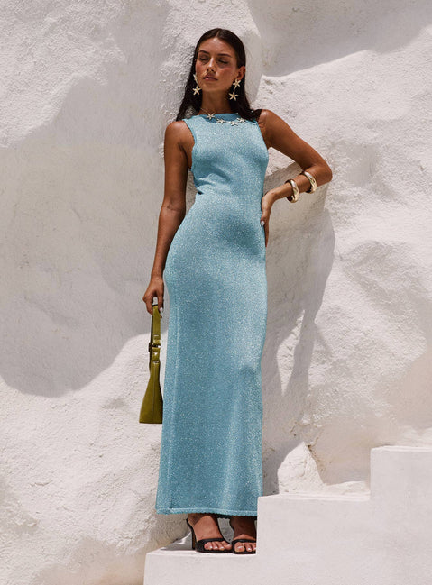 Tourista Maxi Dress Blue | Princess Polly Tourista Maxi Dress Blue | Princess Polly