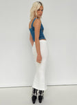 Caridi Knit Maxi Skirt White Princess Polly  Maxi 