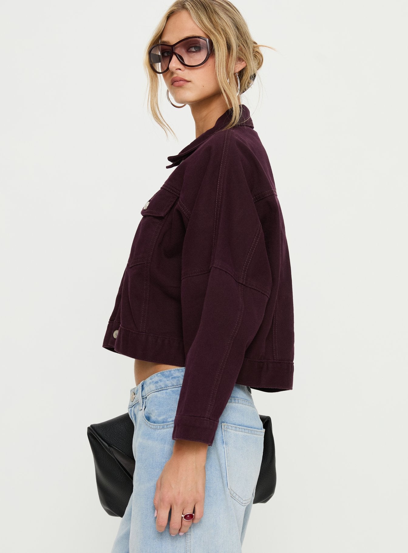 Hughes Denim Jacket Currant