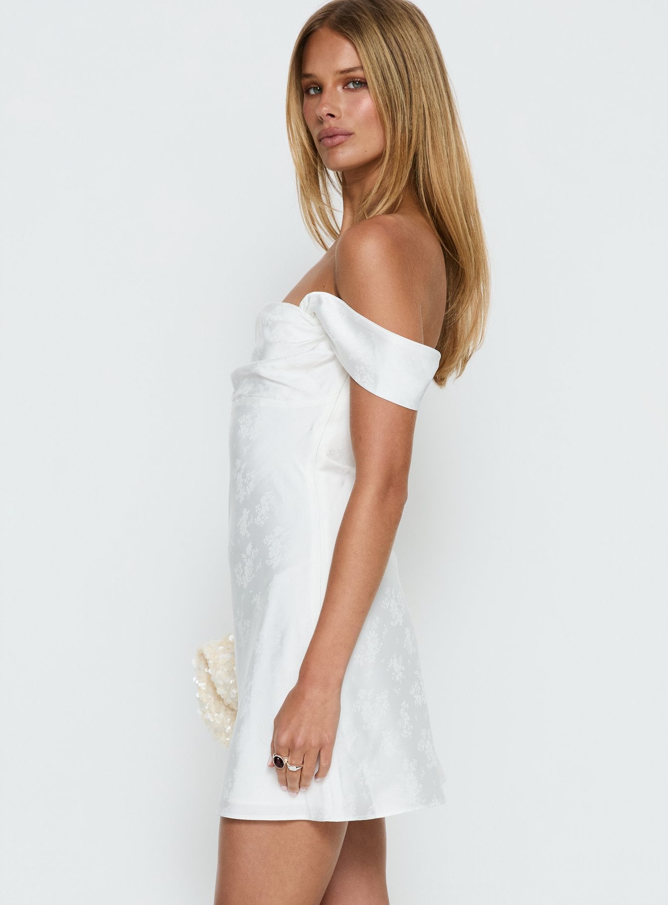 princess polly zabbarra dress Zabbarra Off The Shoulder Mini Dress Black