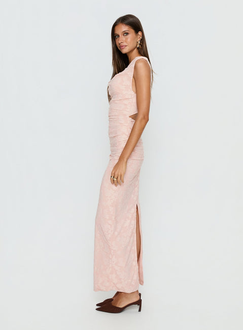 blush pink dress maxi Irina making you feel effortlessly stylish from day to night Camila Coelho Justine Halter Maxi