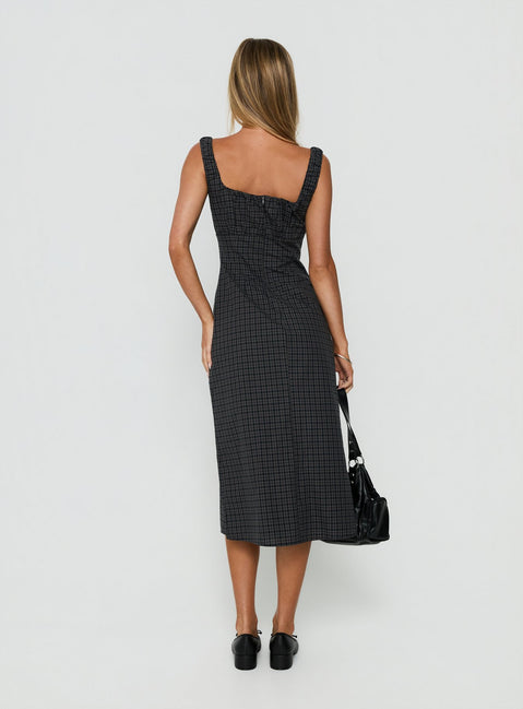 Donnamarie Midi Dress Check