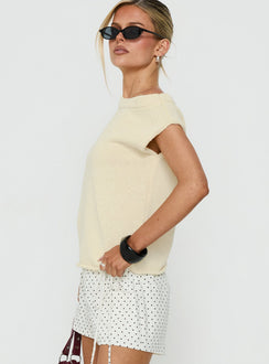 Ashfield Off Shoulder Top Lemon