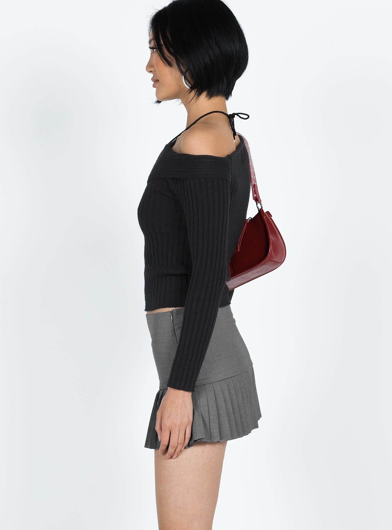 product Gina Mini Skirt Grey Princess Polly  Mini Skirts Mini Skirts 