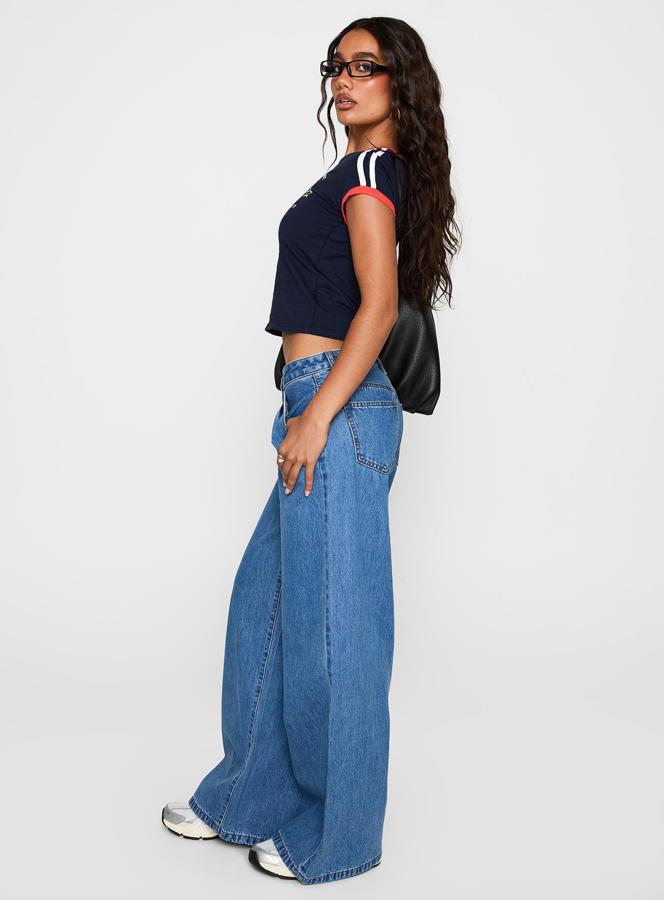 トップス PLEATS PLEAS TRAIL DENIM Supercut Pleat Jean Mid Blue | Princess Polly