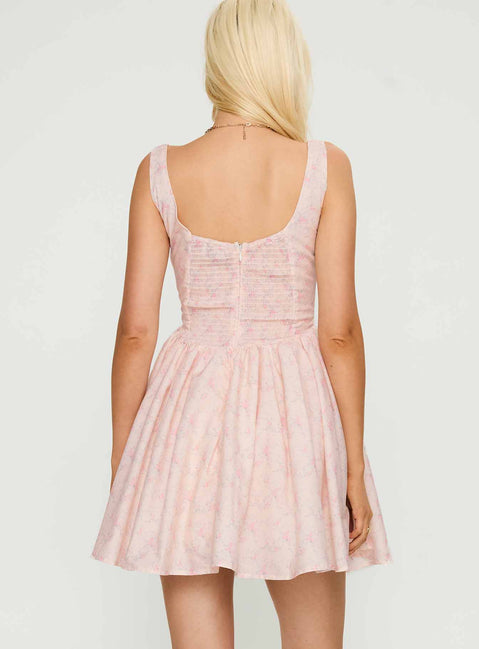 Bridgitte Corset Mini Dress Floral | Princess Polly Bridgitte Corset Mini Dress Floral | Princess Polly