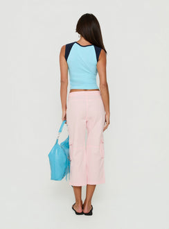 Indee Cropped Cargo Pants Marshmallow Pink