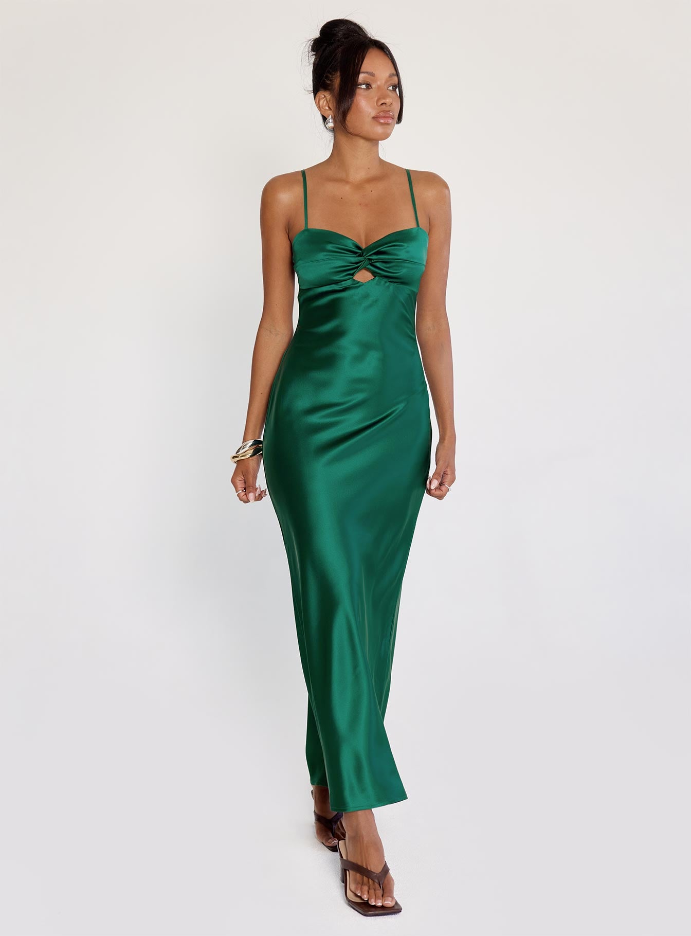 Blackthorn Maxi Dress Green | Princess Polly