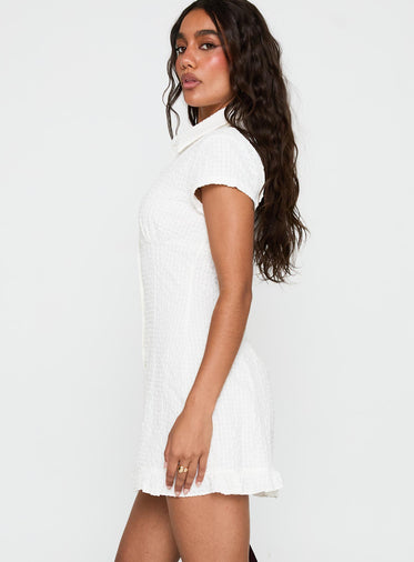 Covey Mini Dress White