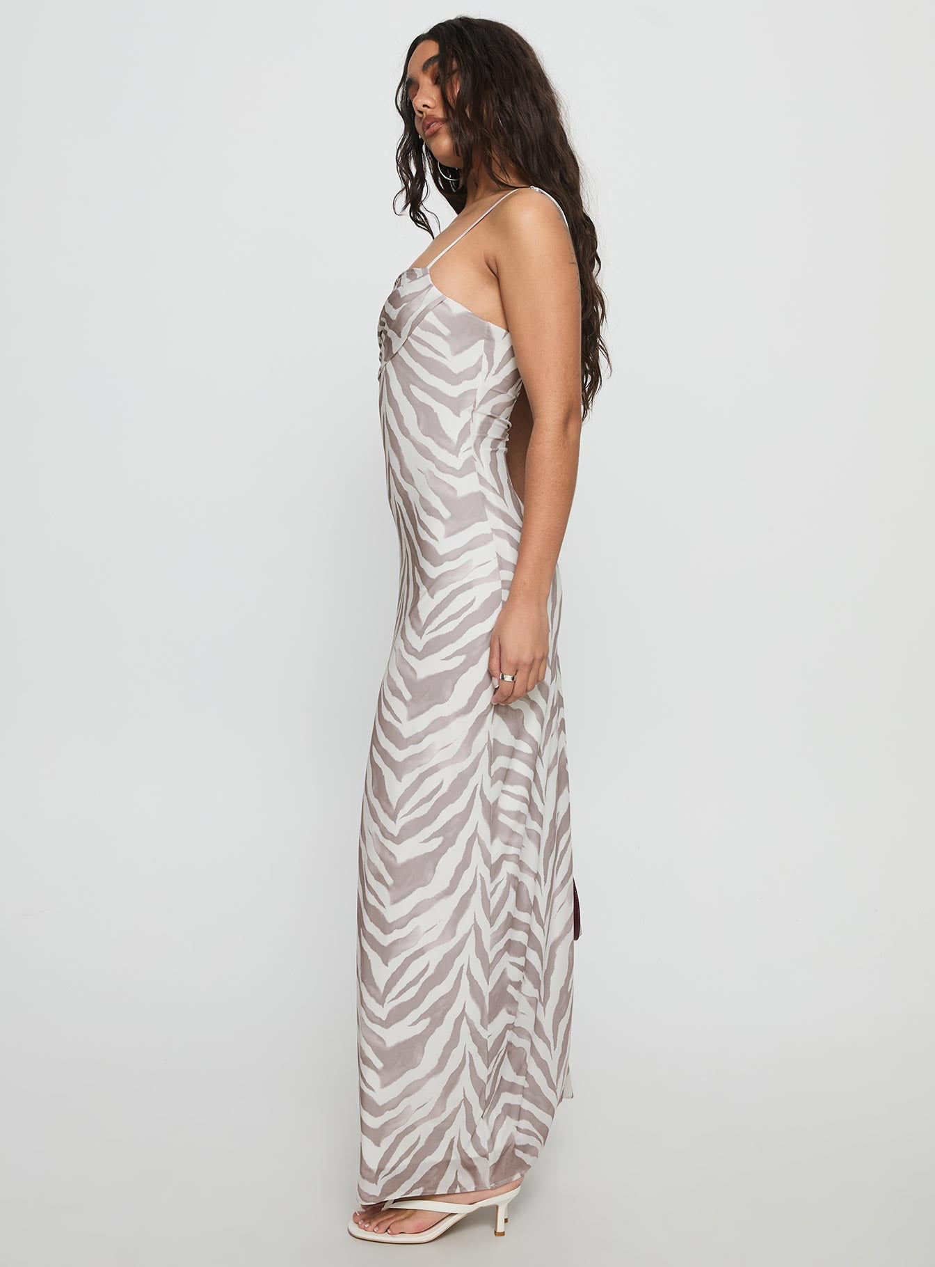 Kierra Mesh Maxi Dress Zebra Kierra Mesh Maxi Dress Zebra