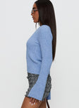 Phillips Cold Shoulder Sweater Blue