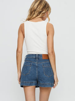 Gazelle Denim Skort Mid Wash