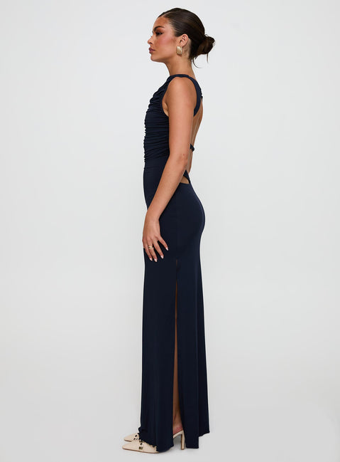 white christmas dresses Undeniable Cut Out Maxi Dress | Navy | Womens white christmas dresses Undeniable Cut Out Maxi Dress | Navy | Womens