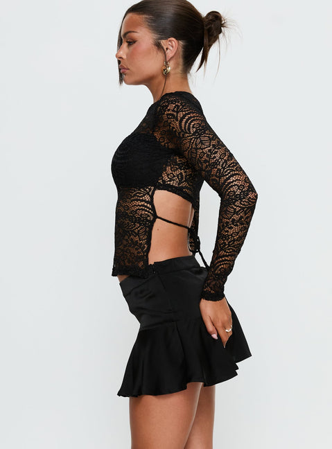 Vanish Mini Skort Black