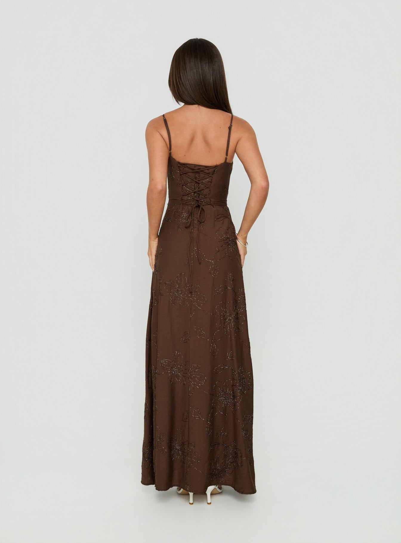 Members Only Maxi Dress Brown