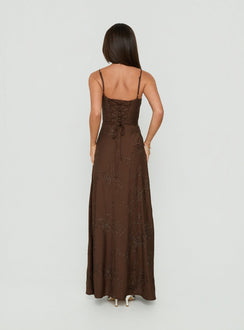 Members Only Maxi Dress Brown