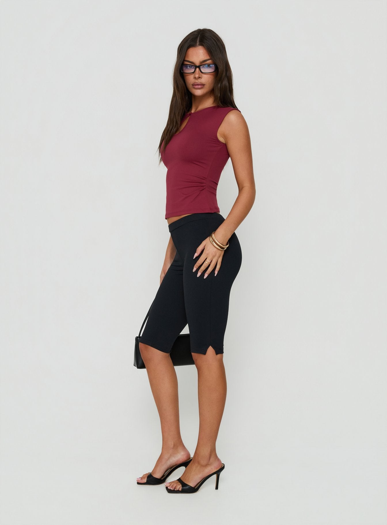 Daily Define Capri Pants Black