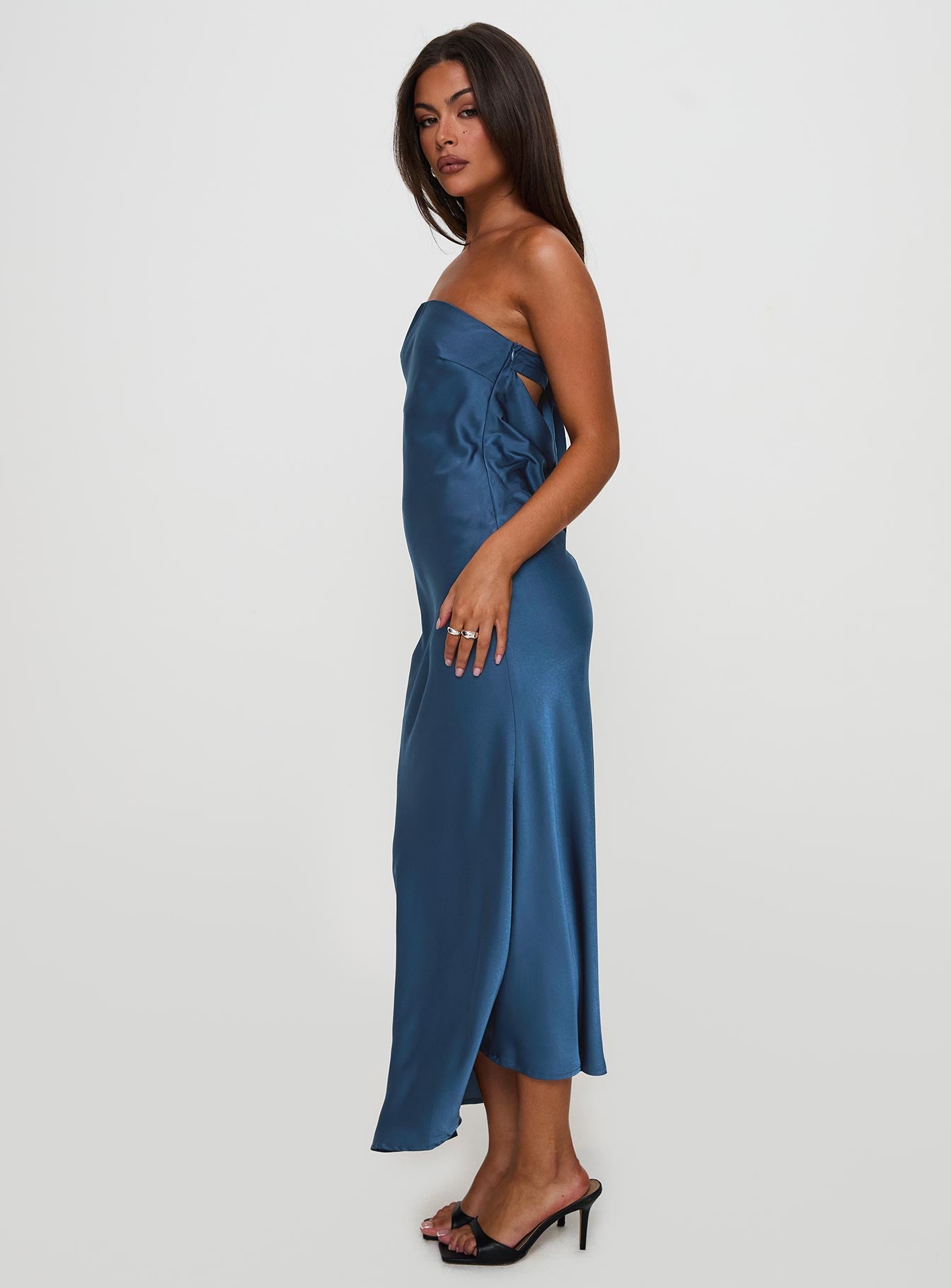 Haley Maxi Dress Mid | Blue | Womens | Princess Polly Haley Maxi Dress Mid | Blue | Womens | Princess Polly