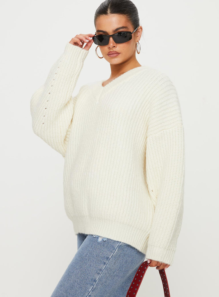 Jem Oversized Sweater Cream
