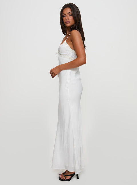 Emily Maxi Dress White | Princess Polly Emily Maxi Dress White | Princess Polly