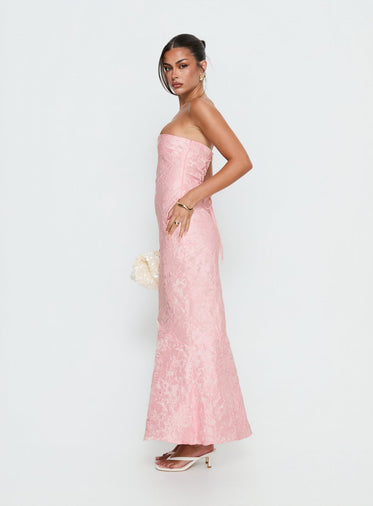 sachin and babi light blue dress Olea Floral Maxi Dress In Pink Floral main image 1