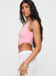 Toomba One Shoulder Top Pink