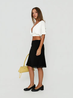 Anatola Midi Skirt Black