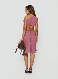 Vianna Sheer Midi Skirt Pink
