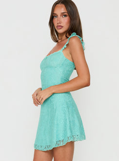 Beacall Mini Dress Aqua