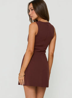 Anse Mini Dress Chocolate