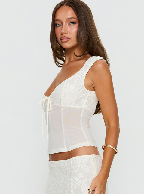 Quani Lace Top Cream