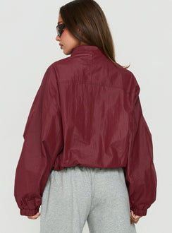 Ibiza Windbreaker Burgundy