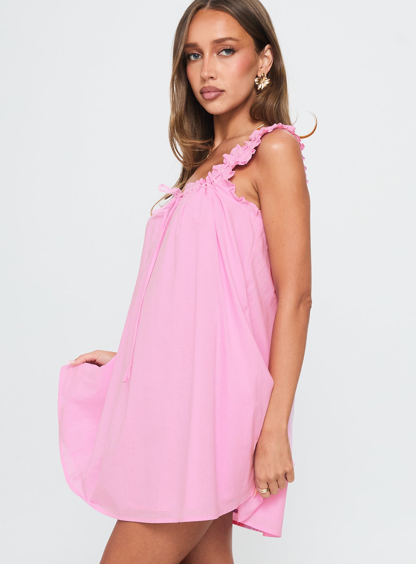 Swing Mini Dress Pink Swing Mini Dress Pink