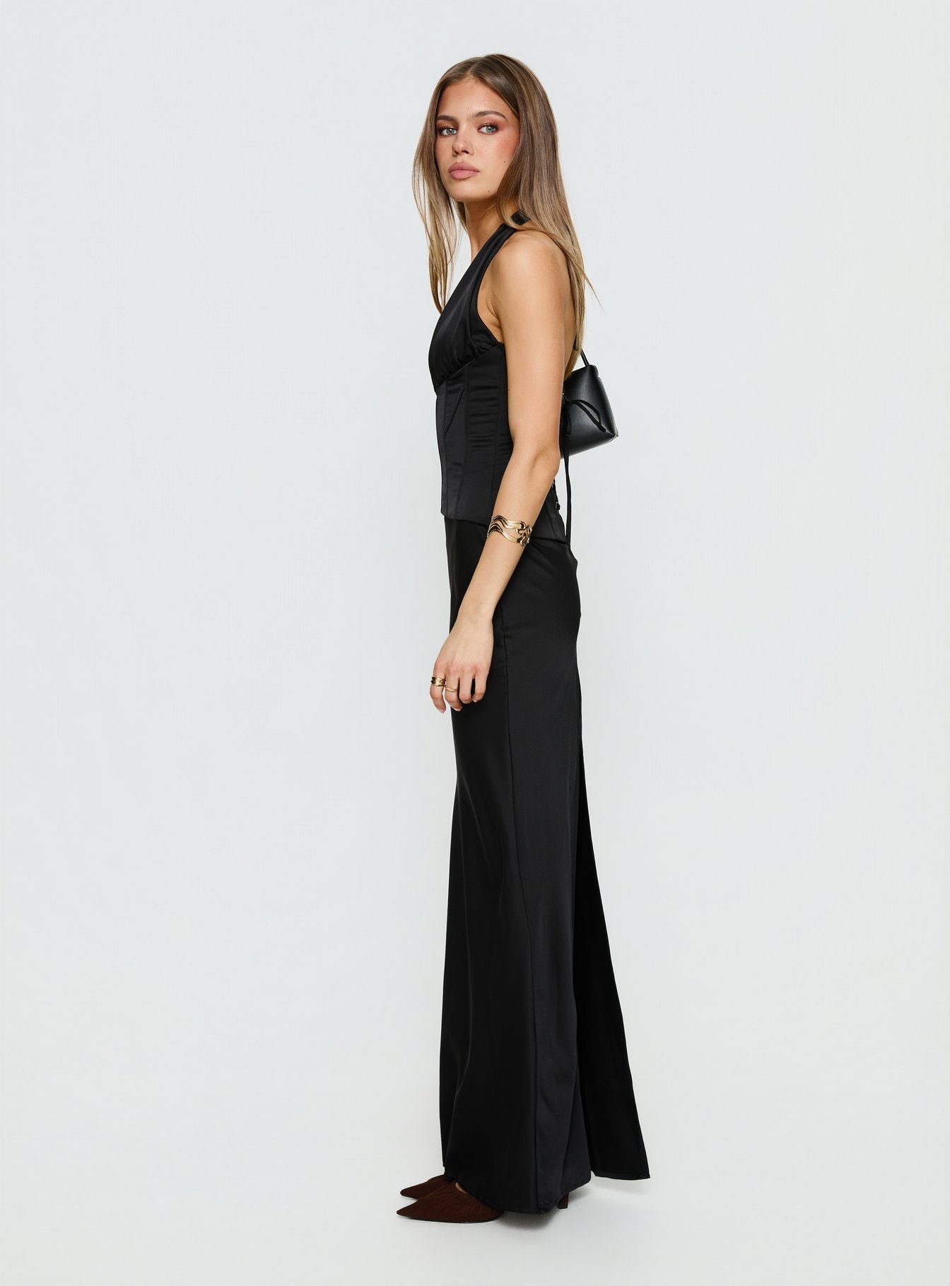 chinese dress ladies Women's Linh Yen A-Line Sheer Organza Maxi Pants XS/S/M/L/XL/Customize Cream Mean Blvd Cream / M main image 1
